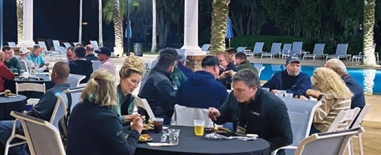 Photo of a dinner during the LM Growth Summit