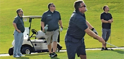Photo of a golf outing held during the Growth Summit