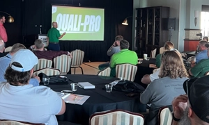 Photo of a "Meet the Partners" presentation